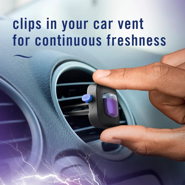 Alt view image 4 of 7 - Febreze Car Air Freshener Vent Clip, Midnight Storm, 1-Count, 0.06oz
