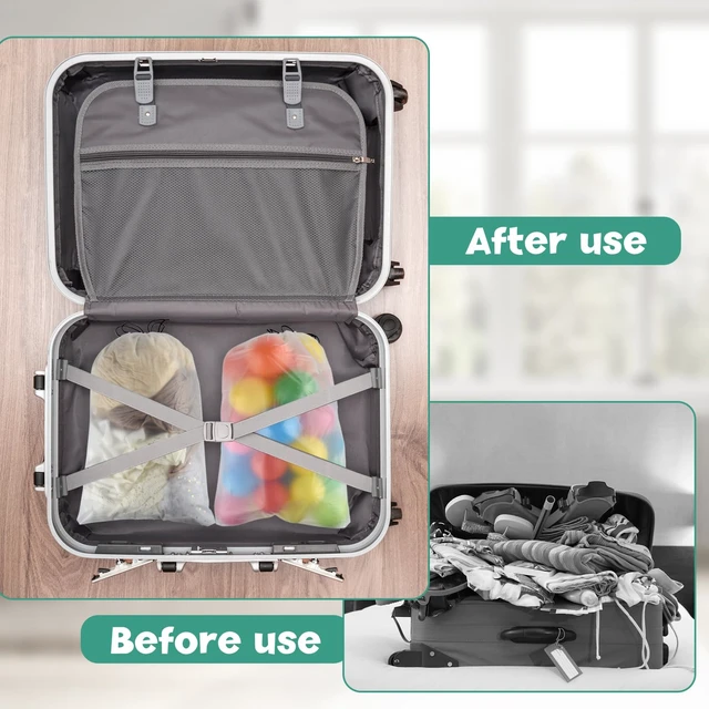 Alt view image 5 of 6 - PLULON 12 Pcs Clear Shoe Bags for Travel and Storage