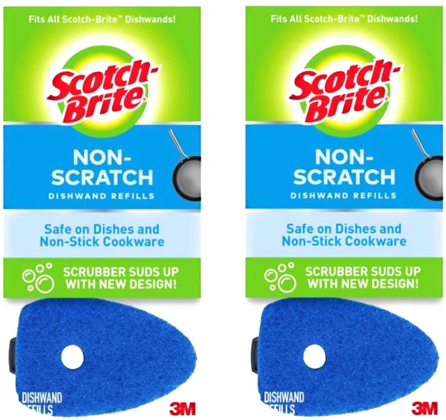 Main image of Scotch Brite Multi Purpose Non Scratch Dish Wand Refills, Blue, 6 Pack