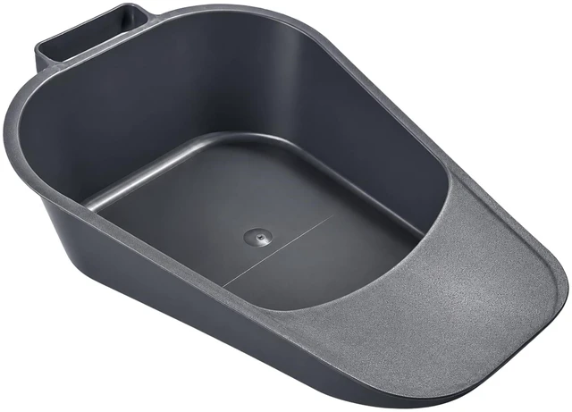 Main image of Vakly Fracture Bedpan Plastic with Handle & Spill Guard 1 Pack