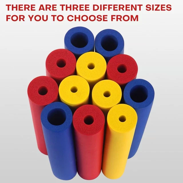 Alt view image 4 of 6 - 6 Pack Foam Grip Tubing, Adaptive Extended Thickened Built-Up Grip Aid for Utensils Tools Pens Elderly Disabled Arthritic Handicapped