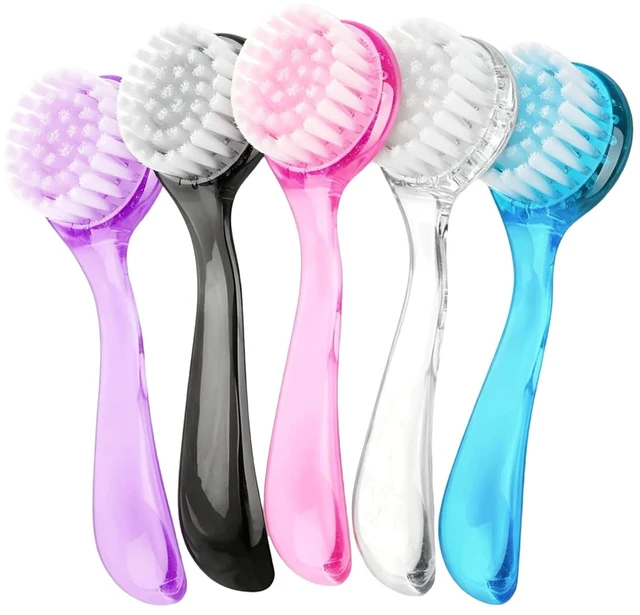 Main image of 5Pcs Soft Nail Brushes with Handle Grip Acrylic Nail Cleaning Brush Manicure Pedicure Tools for Home Salon