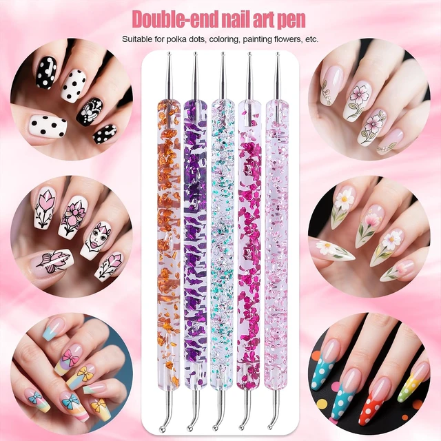 Alt view image 2 of 7 - Artdone 32pcs Nail Art Brush Set with Dotting Tools for Gel Polish