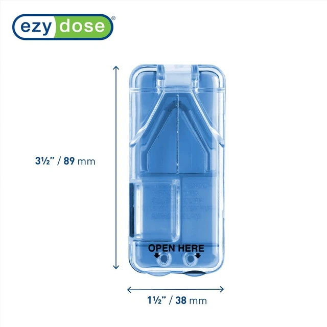 Alt view image 3 of 6 - Ezy Dose Pill Cutter & Splitter with Built-in Pill Dispenser, Color May Vary