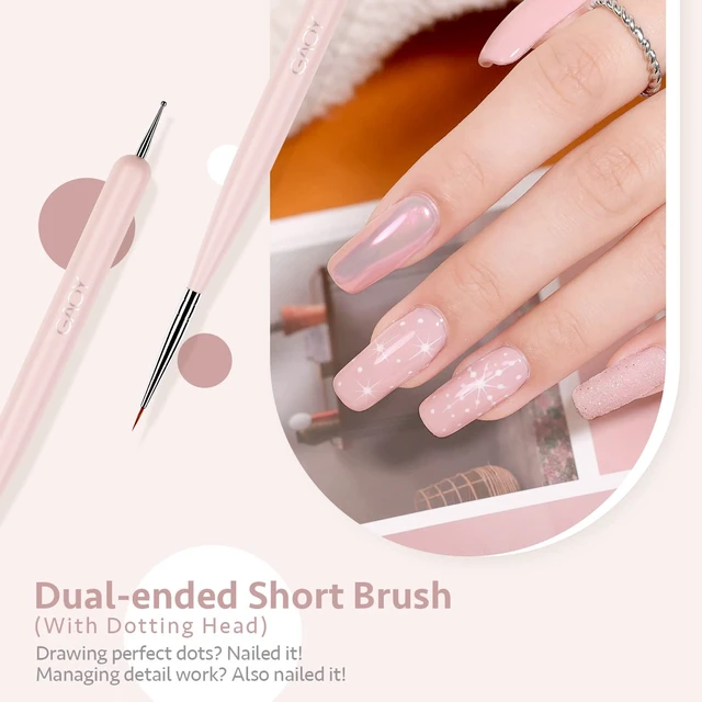 Alt view image 4 of 6 - GAOY 8 Pcs Nail Art Brushes, Nail Art Design Pens, Liner & Polka Dot Tools