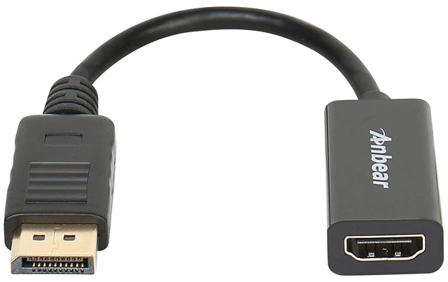 Main image of DisplayPort to HDMI, Display Port Adapter to HDMI for Desktops and Laptops Connect to HDMI Displays (1 Pack, DP)
