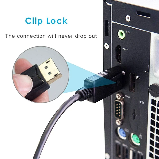 Alt view image 5 of 6 - DisplayPort to HDMI, Display Port Adapter to HDMI for Desktops and Laptops Connect to HDMI Displays (1 Pack, DP)