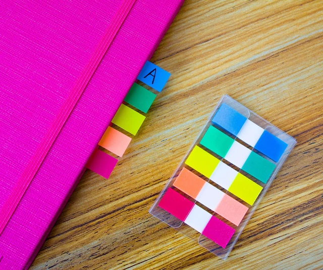 Alt view image 4 of 6 - 500 Pieces Tabs 2 Inch Sticky Index Tabs, Writable and Repositionable