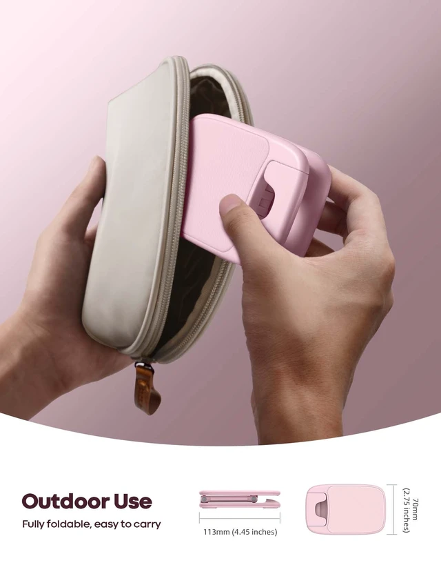 Alt view image 3 of 6 - Lamicall Pink Phone Holder, Desk Accessories - Rose Gold Office Holder