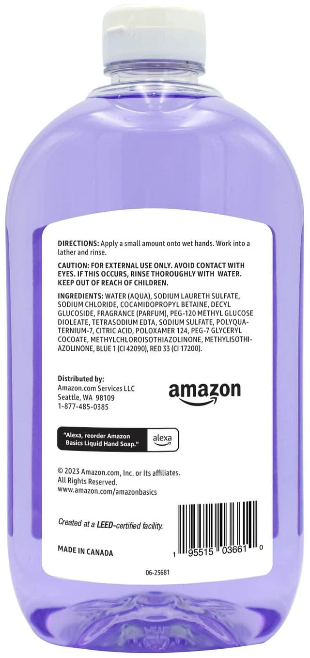 Alt view image 4 of 7 - Amazon Basics Original Fresh Liquid Hand Soap, Moisturizing Formula, Phthalate & Paraben-Free, 32 Fl Oz (Pack of 2) (Previously Solimo)