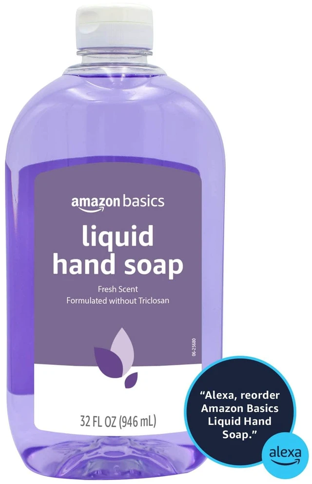 Alt view image 6 of 7 - Amazon Basics Original Fresh Liquid Hand Soap, Moisturizing Formula, Phthalate & Paraben-Free, 32 Fl Oz (Pack of 2) (Previously Solimo)