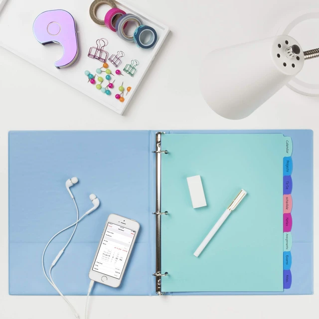 Alt view image 5 of 6 - Avery Big Tab Write & Erase Dividers, 8-Tab, Pastel, 1 Set