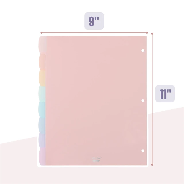 Alt view image 3 of 7 - Mr. Pen- Large Write & Erase Tabs Dividers for 3 Ring Binder, 2 Sets