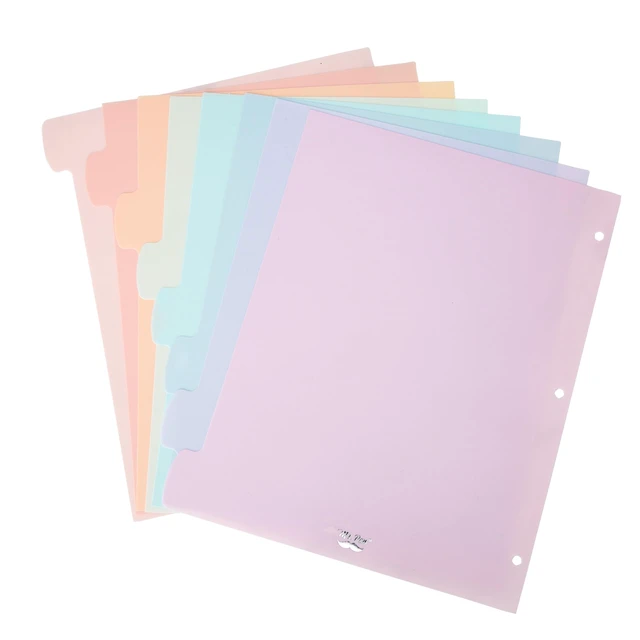 Alt view image 4 of 7 - Mr. Pen- Large Write & Erase Tabs Dividers for 3 Ring Binder, 2 Sets