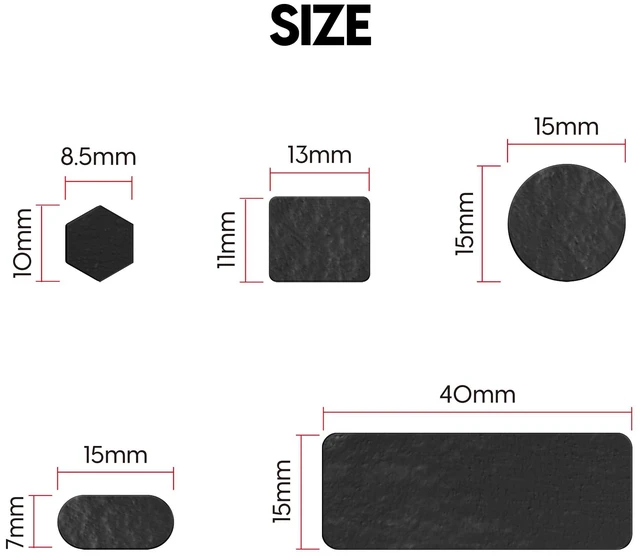 Alt view image 2 of 6 - Pulsar Gaming Gears SUPERGRIP Pre-Cut 1 Universal Griptape Pre-Laminated Sweat Absorbing High Performance Universal Anti Slip Mouse Grip Tape Ultra-Thin 0.5mm (0.02in)