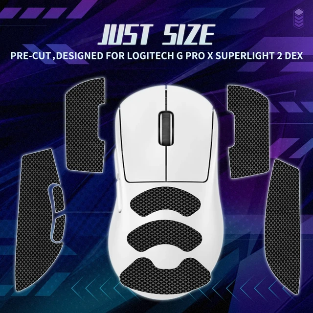 Alt view image 7 of 7 - TALONGAMES Mouse Anti Slip Grip Tape Compatible with Logitech G PRO X Superlight 2 DEX Wireless Gaming Mouse, Palm Sweat Absorption, Thin 0.5mm, Cut to Fit, Easy to Apply, Mouse Skin