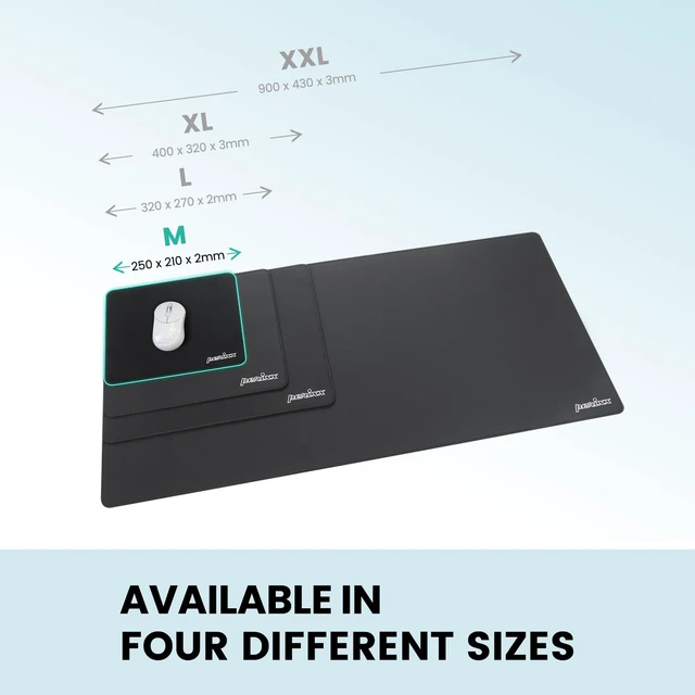 Alt view image 7 of 7 - Perixx DX-1000M Waterproof Gaming Mouse Pad with Stitched Edge - Non-Slip Rubber Base Design for Laptop or Desktop Computer - M Size 9.84x8.27x0.08 Inches