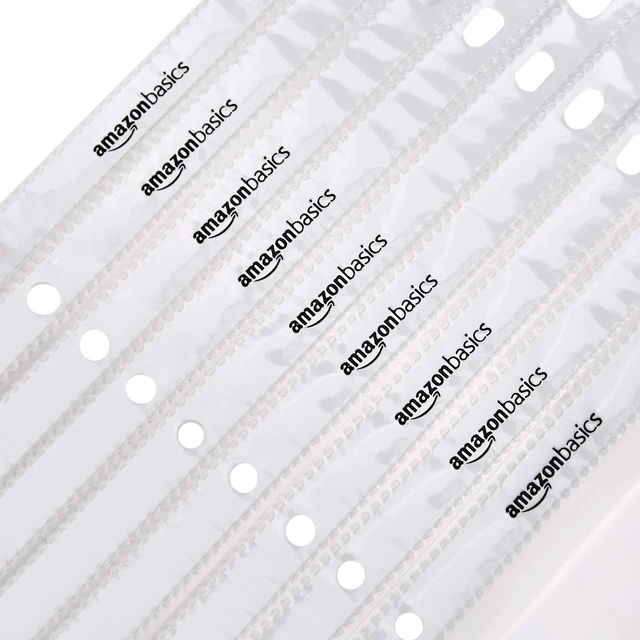 Alt view image 4 of 7 - Amazon Basics Sheet Protectors for 3 Ring Binder, Lightweight, Acid-Free, Clear Plastic Sleeves, Letter Size, 8.5 x 11 Inch, 100-Pack