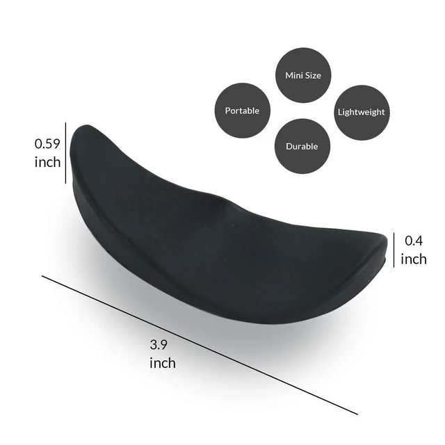 Alt view image 3 of 6 - Ergonomic Mouse Wrist Rest Support, Gliding Smooth Palm Rest Pad Move with Your Mouse for Easy Working/Gaming