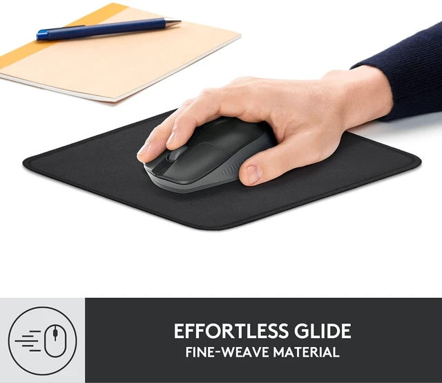 Alt view image 3 of 7 - Logitech Studio Series Small Mouse Pad, Anti-Slip 9x8 Inches, Graphite