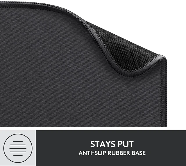 Alt view image 7 of 7 - Logitech Studio Series Small Mouse Pad, Anti-Slip 9x8 Inches, Graphite