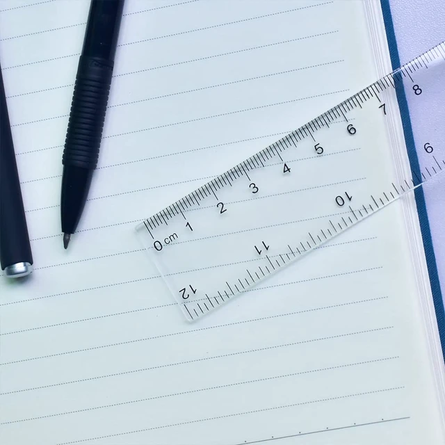 Alt view image 4 of 6 - Color Clear Ruler Plastic Rulers - Ruler 12 inch, Kids Ruler for School