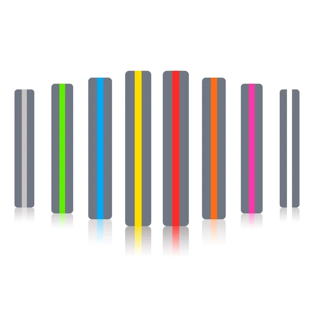 Alt view image 4 of 6 - 8 Pack Guided Reading Strips, Colored Overlay Bookmark for Kids