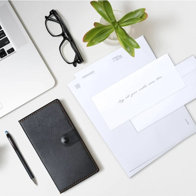 Alt view image 5 of 7 - Zzrywuty #10 Letter Size Mailing Envelopes for Business, 60pcs Self Seal Windowless Security Envelopes 4-1/8 x 9-1/2 Inch White 24LB Paper