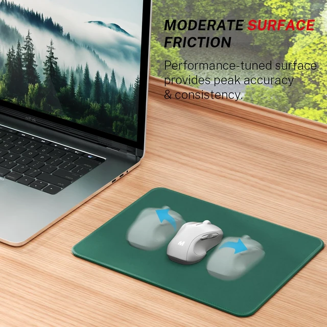 Alt view image 3 of 6 - MROCO Essential Office & Gaming Mouse Pad, 8.5 x 11 Inch, Forest Green