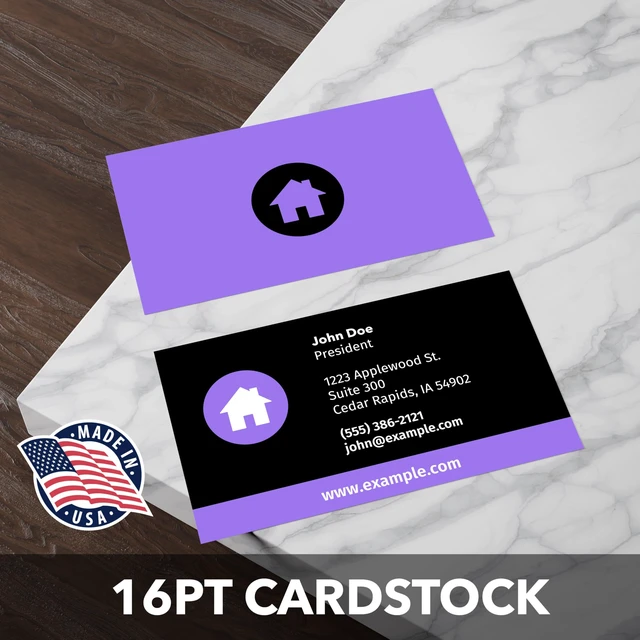 Alt view image 4 of 5 - Custom Business Cards - 16pt - Made in the USA (50 to 10,000 Cards)