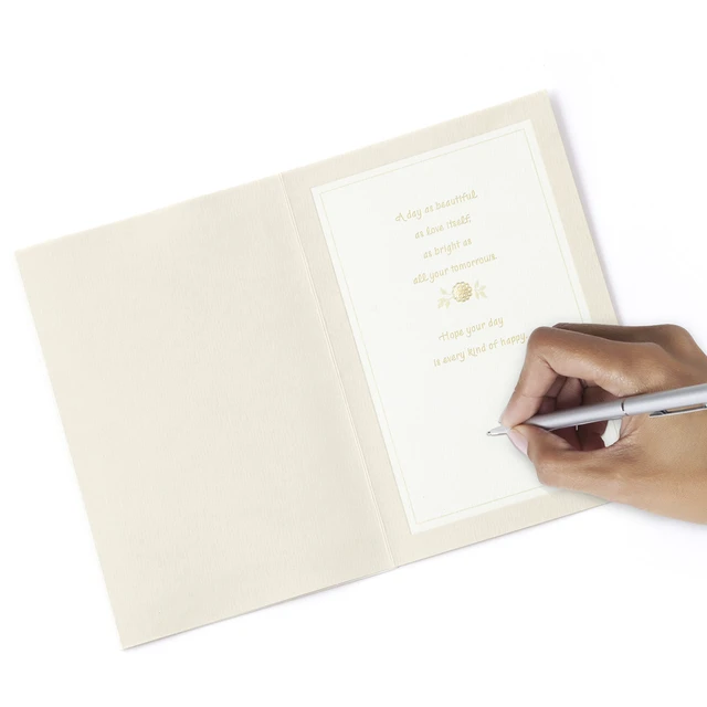 Alt view image 5 of 7 - Hallmark Wedding Card (Mr. & Mrs.)