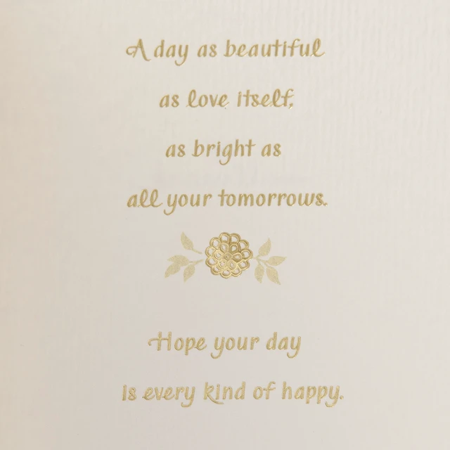 Alt view image 3 of 7 - Hallmark Wedding Card (Mr. & Mrs.)