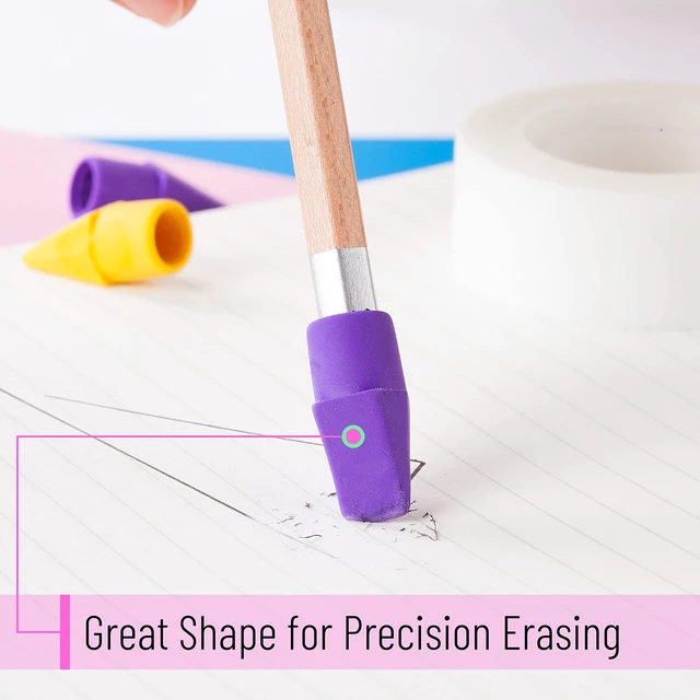 Alt view image 4 of 6 - Mr. Pen- Pencil Top Erasers, 120 Pack, Latex-Free, No-Smudge