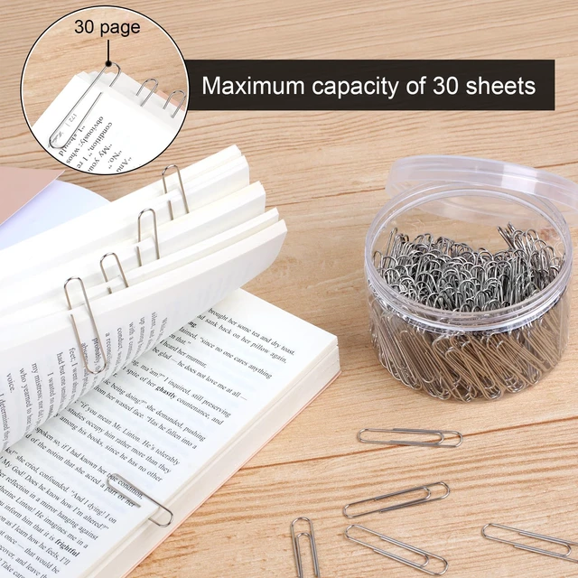 Alt view image 6 of 7 - 280 Pcs Large Paper Clips, 2 Inch Jumbo Paper Clips, Silver Paperclips, Stainless Steel Large Paperclips Office for Teacher Supplies School Supplies