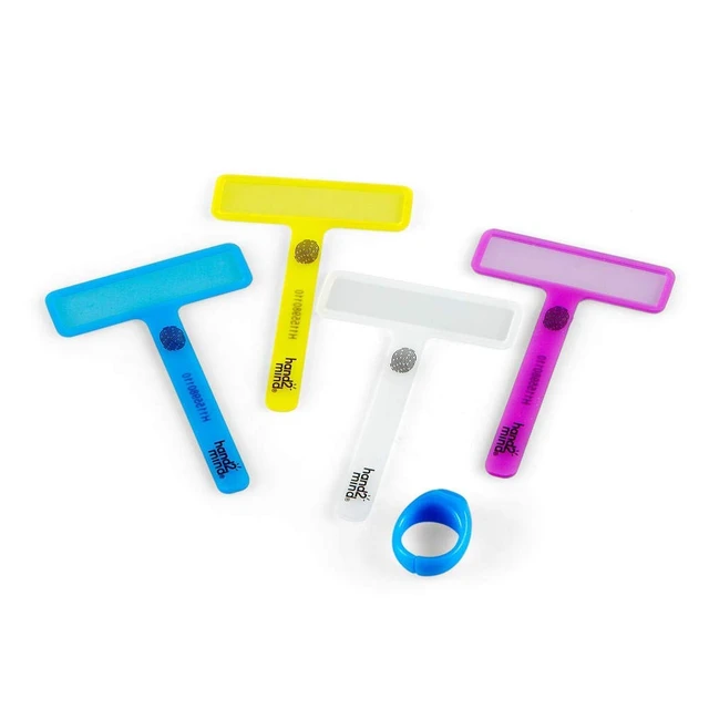 Alt view image 2 of 6 - hand2mind FingerFocus Highlighter, Guided Reading Strips, Reading Pointers for Kids, Dyslexia Tools for Kids, ADHD Tools, Special Education School Supplies, Teacher Classroom Must Haves (1 Pack)