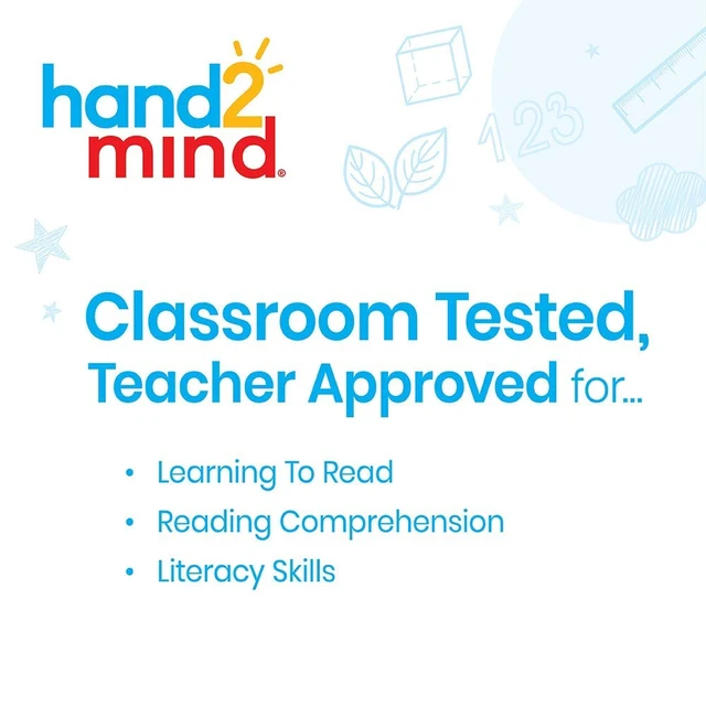Alt view image 4 of 6 - hand2mind FingerFocus Highlighter, Guided Reading Strips, Reading Pointers for Kids, Dyslexia Tools for Kids, ADHD Tools, Special Education School Supplies, Teacher Classroom Must Haves (1 Pack)