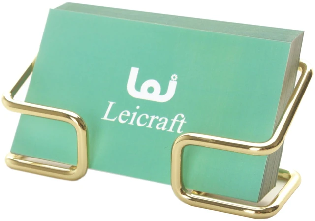 Main image of Business Card Holder for Desk, Cute Metal Card Organizers