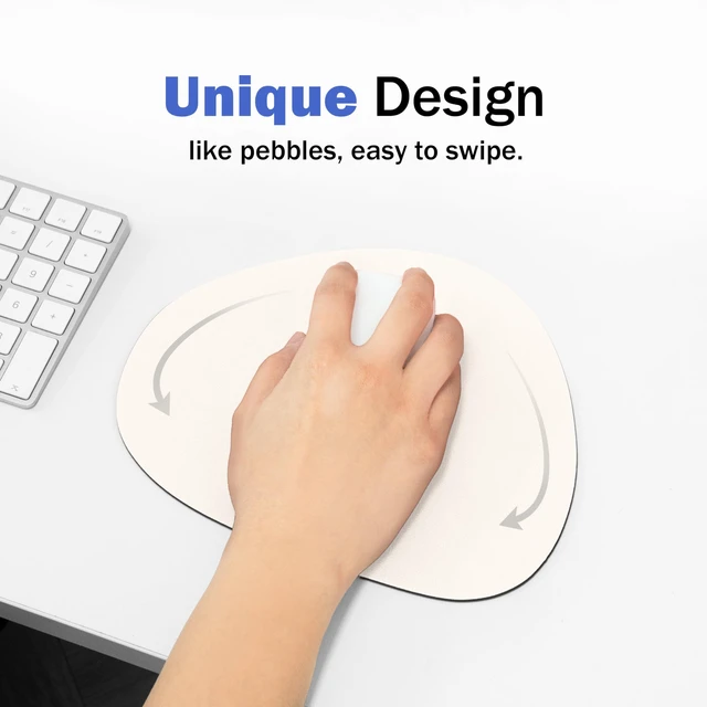 Alt view image 6 of 6 - GREEDY FARMERS Mouse pad, Non-Slip Washable Waterproof Computer Mouse pad (Vanilla Cream)