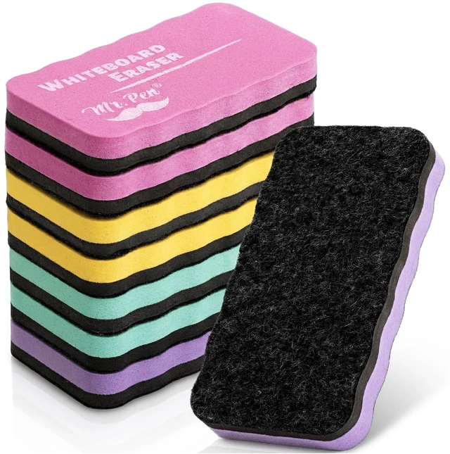 Main image of Mr. Pen- Magnetic Dry Erase Erasers, 4"x2.25", 8 Pack