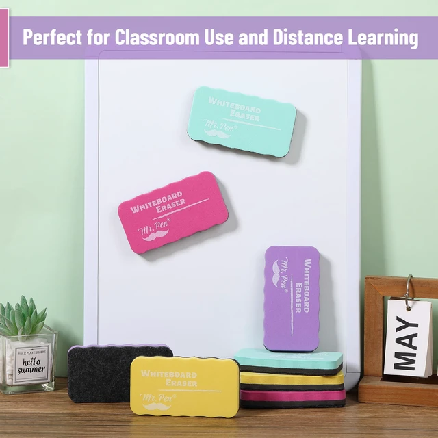 Alt view image 5 of 7 - Mr. Pen- Magnetic Dry Erase Erasers, 4"x2.25", 8 Pack