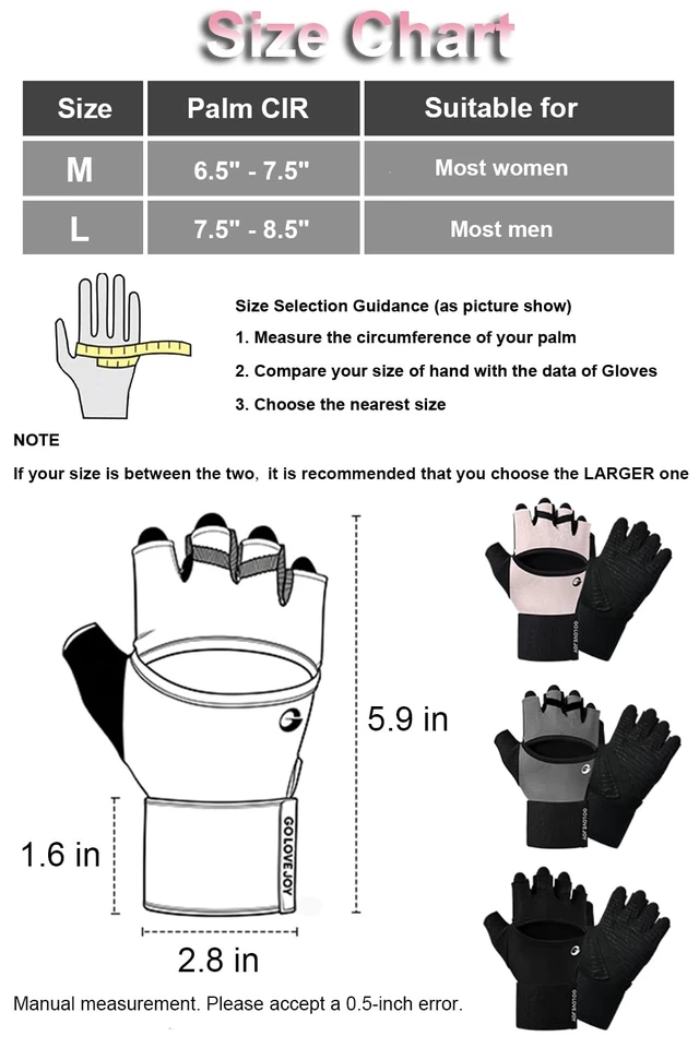 Alt view image 4 of 7 - SUJAYU Workout Gloves Gym for Men Woman, Anti-Slip Fingerless Pull Up Gloves Gym Gloves for Women Weight Lifting, Adjustable Wristband Workout Gloves Womens Weight Lifting Gloves for Men