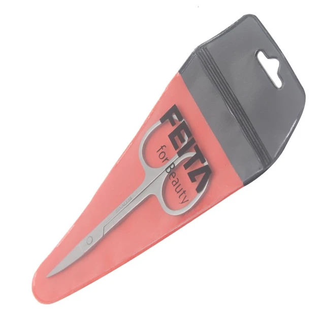 Alt view image 3 of 5 - Small Eyebrow Scissors All Purpose - FEITA Mini Women's Grooming Metal Steel Curved Cutting Scissors for Brow, Lash, Nose hair, Mustache, Nail, Craft