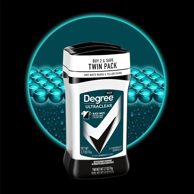 Alt view image 6 of 6 - Degree Men UltraClear Antiperspirant Deodorant, 2 Count, 2.7 oz