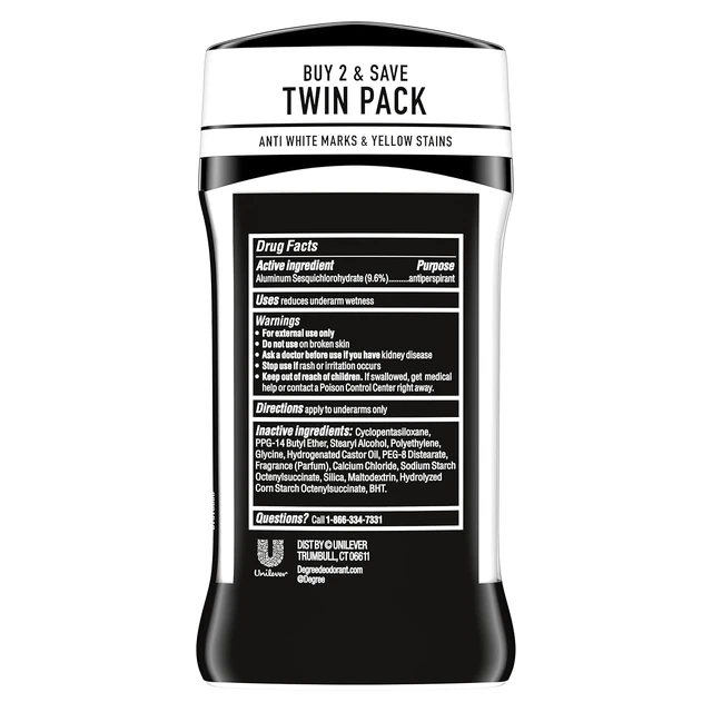 Alt view image 2 of 6 - Degree Men UltraClear Antiperspirant Deodorant, 2 Count, 2.7 oz