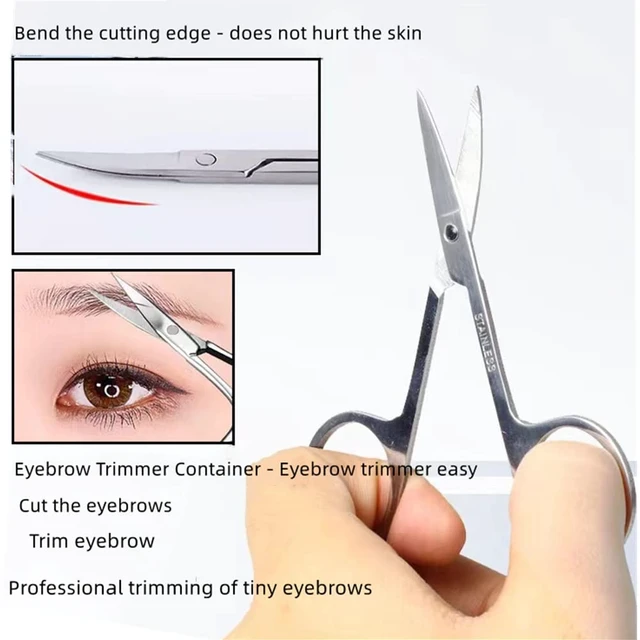 Alt view image 4 of 6 - 3-Pack Small Beauty Scissors for Men & Women, Facial Hair Grooming