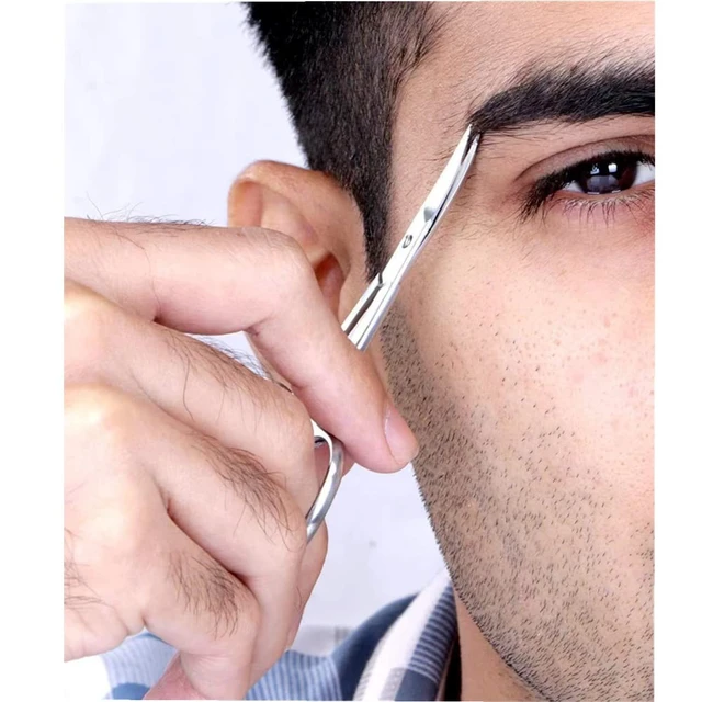 Alt view image 3 of 6 - 3-Pack Small Beauty Scissors for Men & Women, Facial Hair Grooming