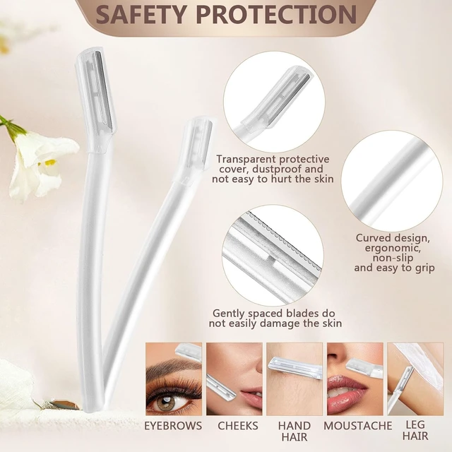 Alt view image 4 of 7 - Eyebrow Trimmer Kit, 5-in-1: Scissors, Razor, Spoolie, Cleaning Brush