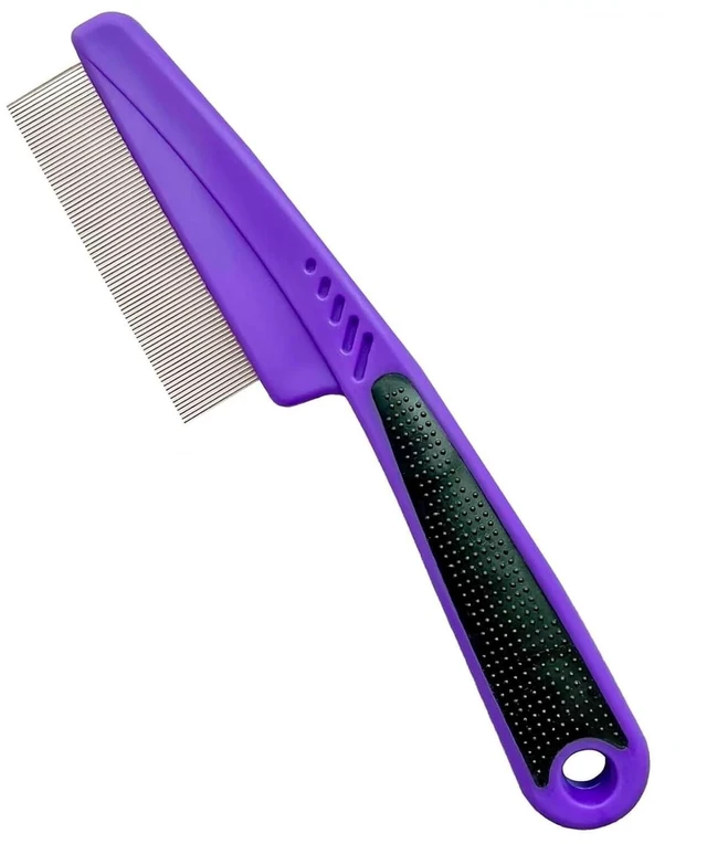 Main image of Yumflan Fine Tooth Stainless Steel Flea Comb for Dogs & Cats