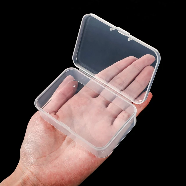 Alt view image 5 of 6 - Jetec 6 Pieces Small Clear Plastic Storage Box, 3.3 x 2.1 x 1 Inch