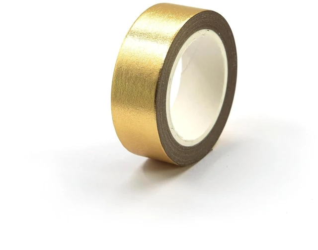 Alt view image 5 of 6 - SIDAZON Gold washi Tape for wall Decor Decorative Tape Crafts Washy-Tape Mirror Tape Gold Strips Metallic washi Tape Self Adhesive Masking Tape 0.59in x33FT